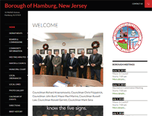 Tablet Screenshot of hamburgnj.org